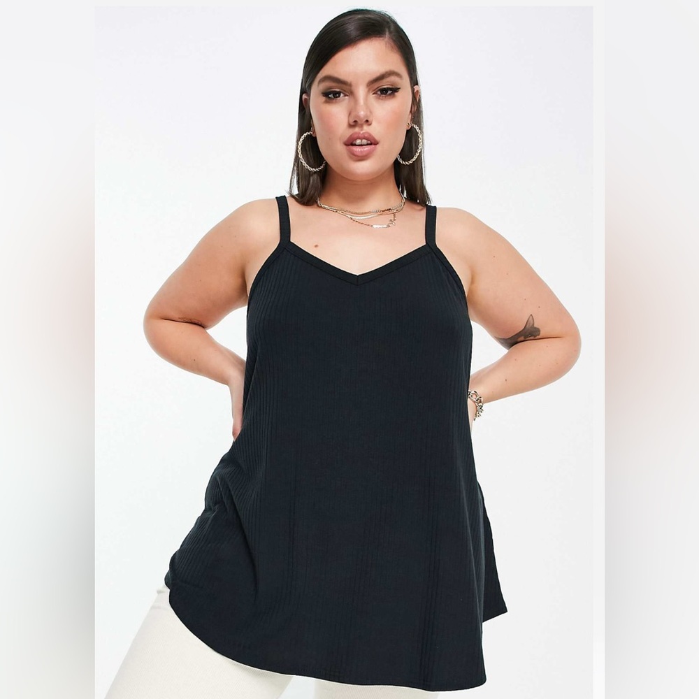 YOURS ribbed swing cami